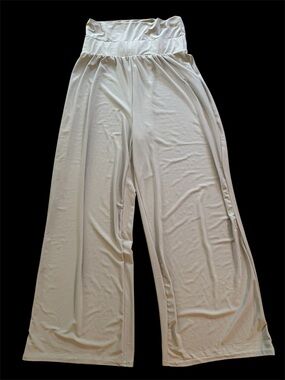 High-Waist Costa Blanca Wide Leg summer pants brand new size M